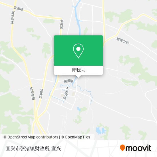 宜兴市张渚镇财政所地图