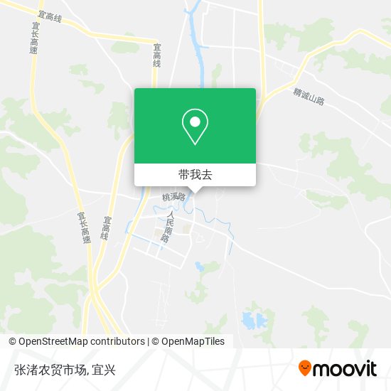 张渚农贸市场地图