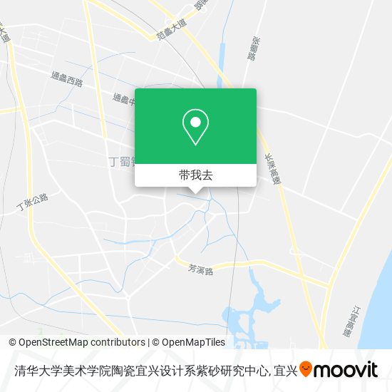 清华大学美术学院陶瓷宜兴设计系紫砂研究中心地图
