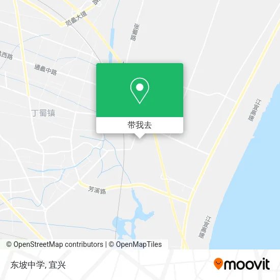 东坡中学地图