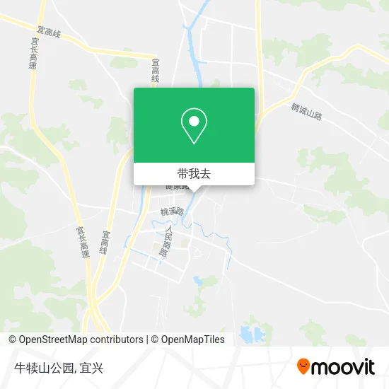 牛犊山公园地图
