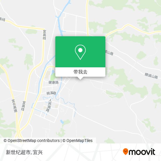 新世纪超市地图