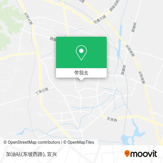 加油站(东坡西路)地图