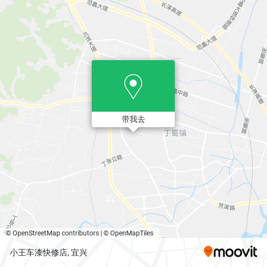 小王车漆快修店地图