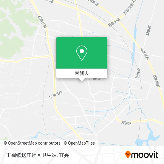 丁蜀镇赵庄社区卫生站地图
