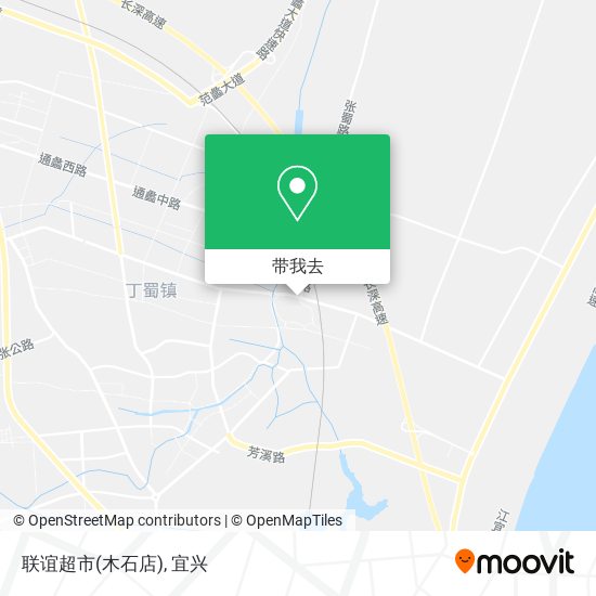 联谊超市(木石店)地图