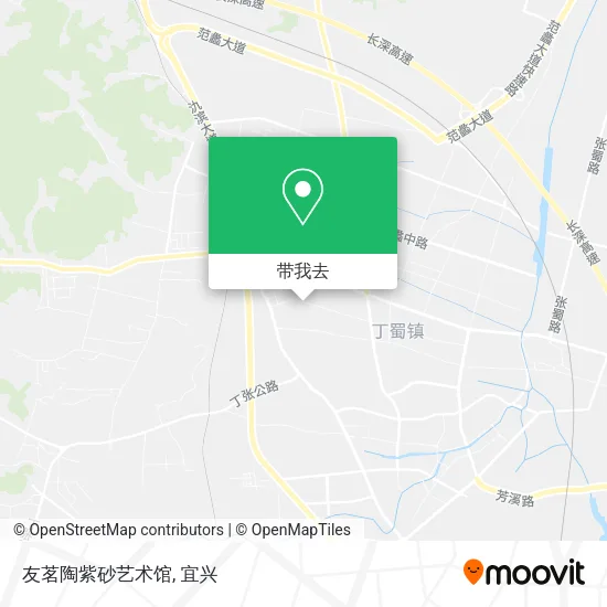 友茗陶紫砂艺术馆地图