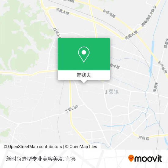 新时尚造型专业美容美发地图