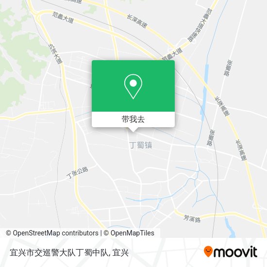 宜兴市交巡警大队丁蜀中队地图