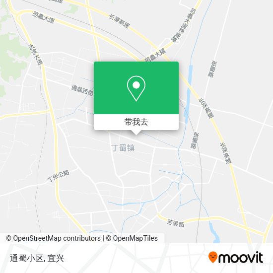 通蜀小区地图