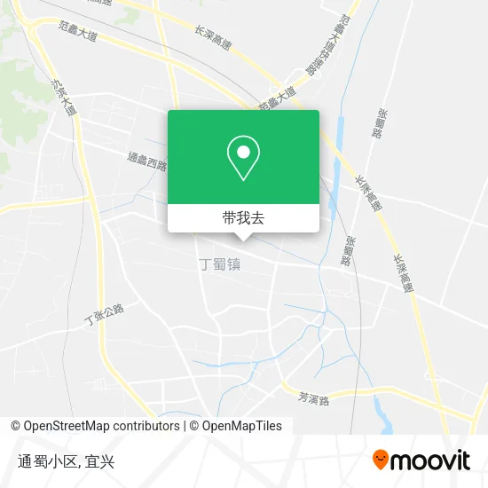 通蜀小区地图