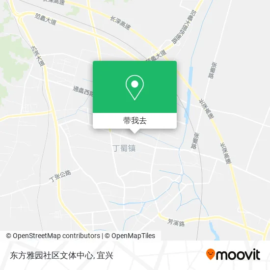 东方雅园社区文体中心地图
