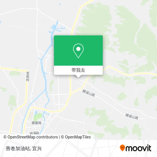 善卷加油站地图