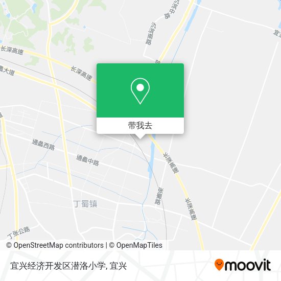 宜兴经济开发区潜洛小学地图
