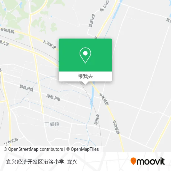 宜兴经济开发区潜洛小学地图