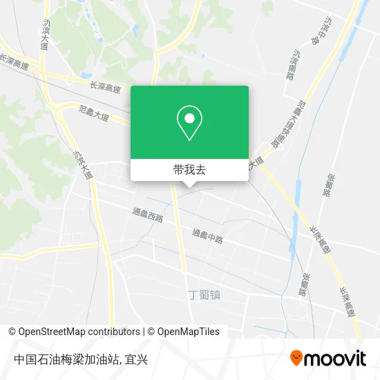 中国石油梅梁加油站地图