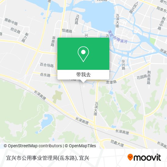 宜兴市公用事业管理局(岳东路)地图