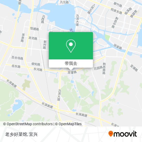 老乡好菜馆地图