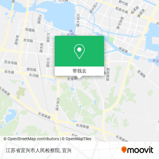 江苏省宜兴市人民检察院地图