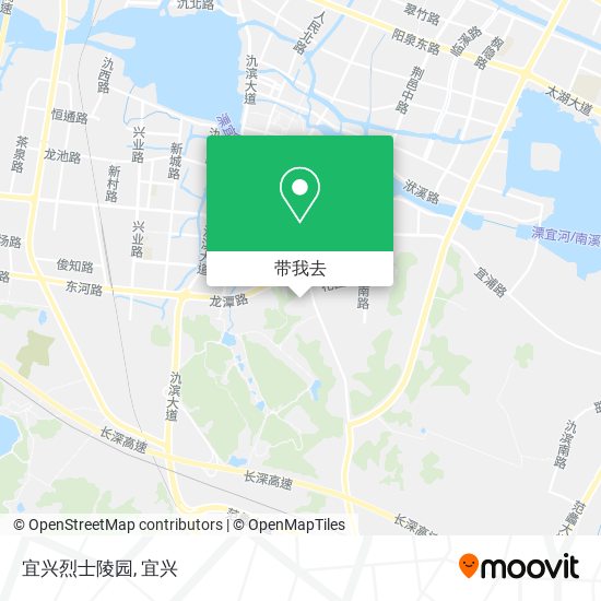 宜兴烈士陵园地图