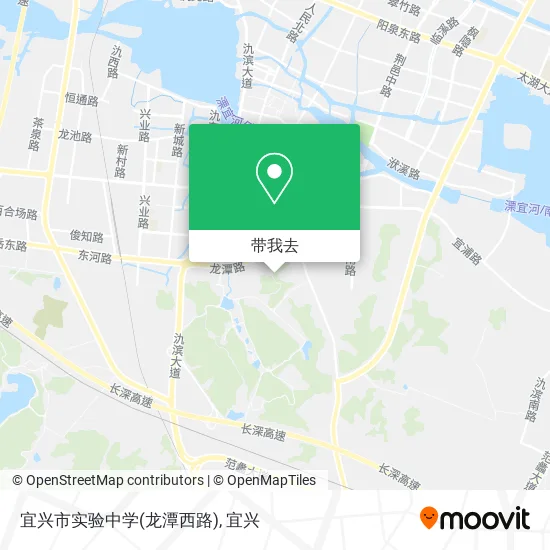 宜兴市实验中学(龙潭西路)地图