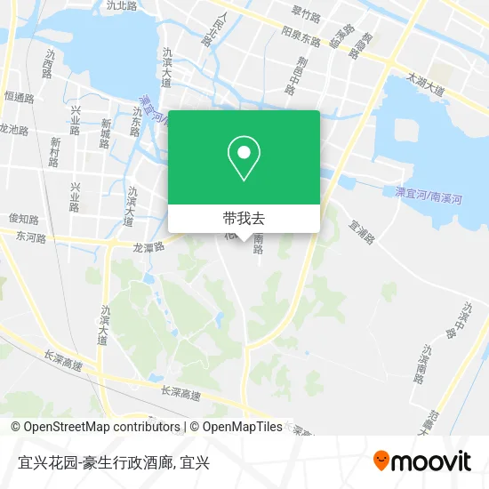 宜兴花园-豪生行政酒廊地图