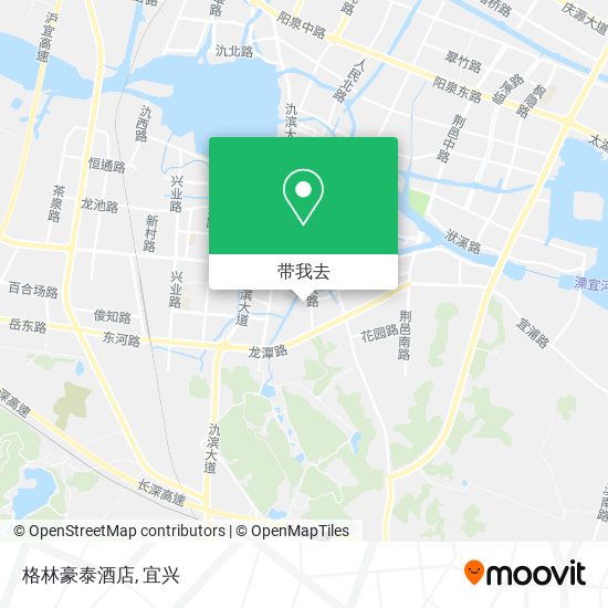 格林豪泰酒店地图