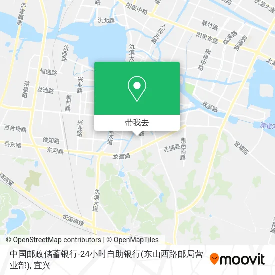 中国邮政储蓄银行-24小时自助银行(东山西路邮局营业部)地图
