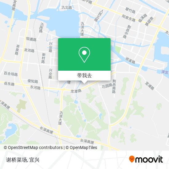 谢桥菜场地图