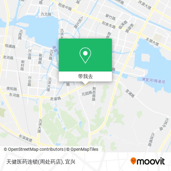 天健医药连锁(周处药店)地图