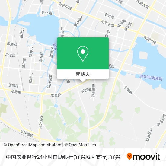 中国农业银行24小时自助银行(宜兴城南支行)地图