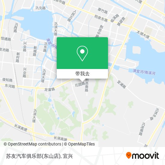 苏友汽车俱乐部(东山店)地图