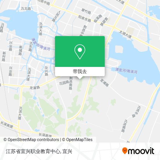 江苏省宜兴职业教育中心地图