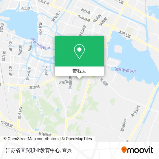 江苏省宜兴职业教育中心地图