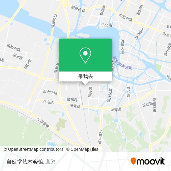 自然堂艺术会馆地图