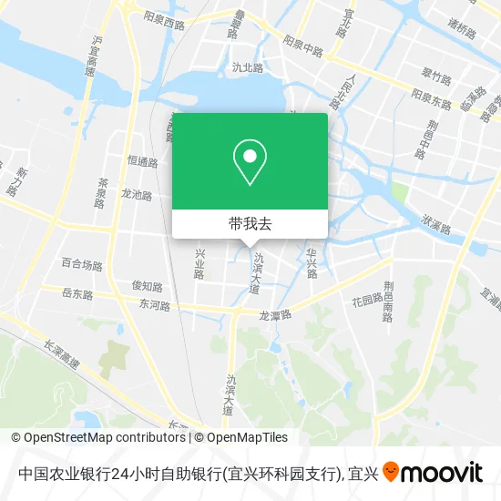 中国农业银行24小时自助银行(宜兴环科园支行)地图