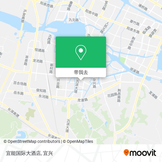 宜能国际大酒店地图