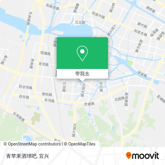 青苹果酒球吧地图