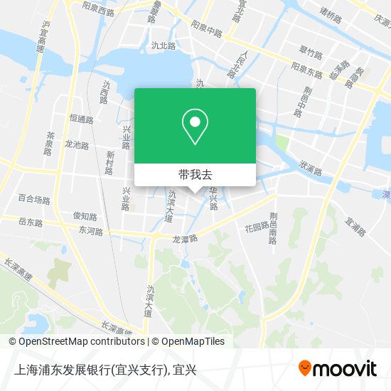 上海浦东发展银行(宜兴支行)地图