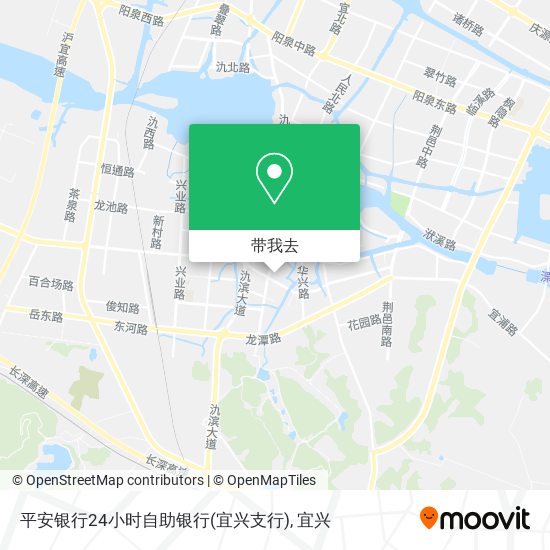 平安银行24小时自助银行(宜兴支行)地图