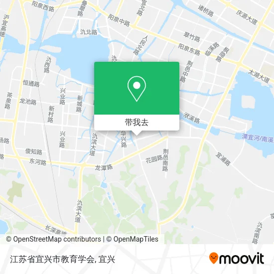 江苏省宜兴市教育学会地图