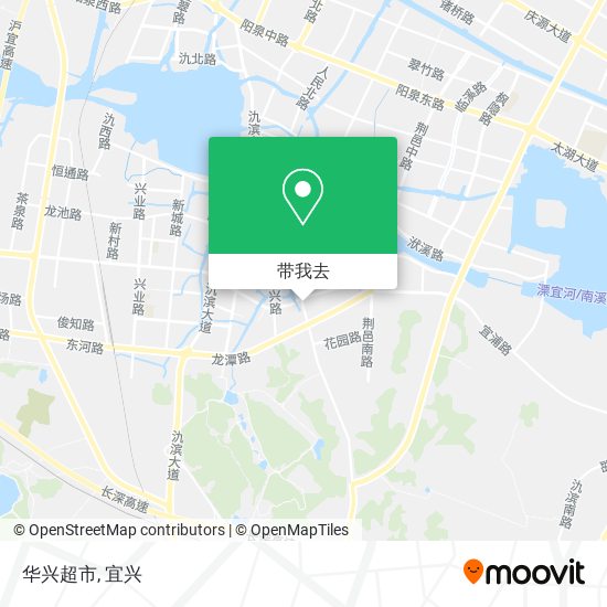 华兴超市地图