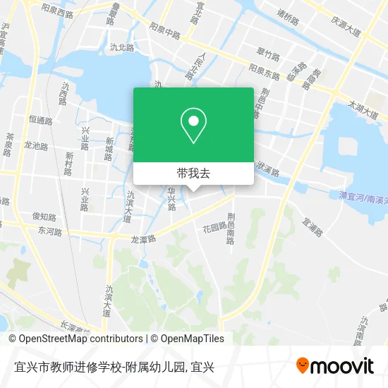 宜兴市教师进修学校-附属幼儿园地图