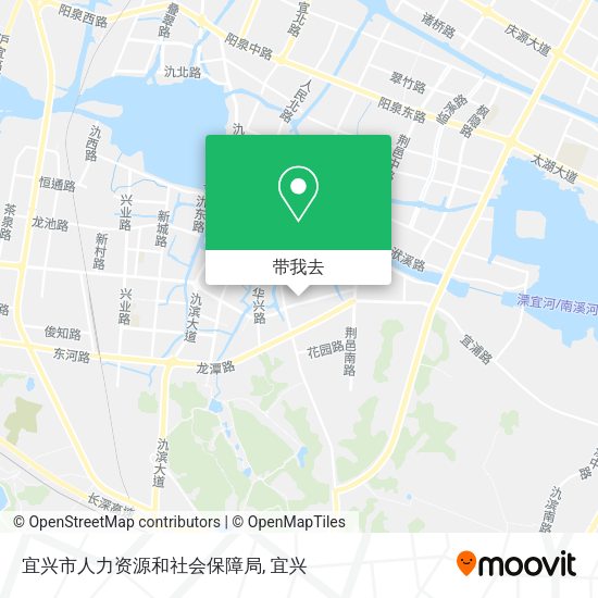 宜兴市人力资源和社会保障局地图