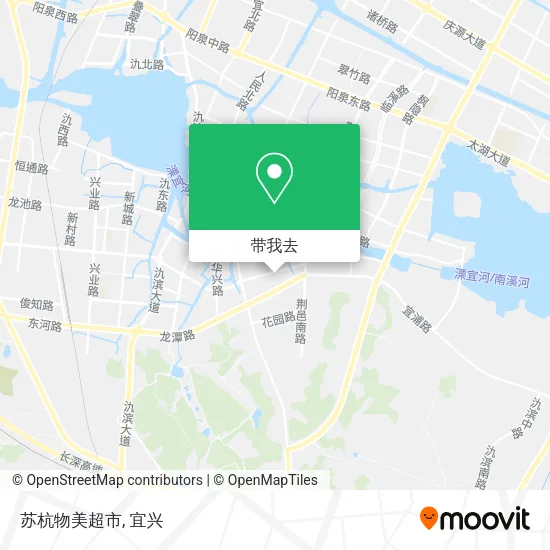苏杭物美超市地图