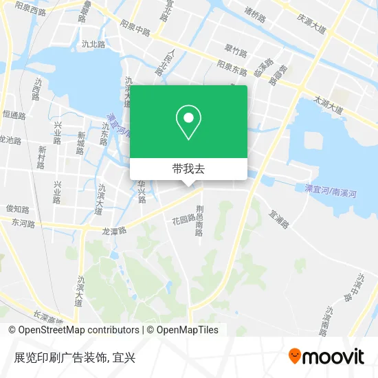 展览印刷广告装饰地图