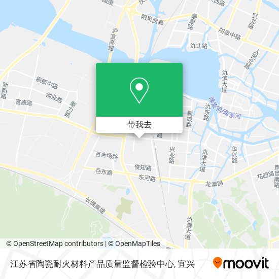 江苏省陶瓷耐火材料产品质量监督检验中心地图