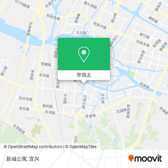 新城公寓地图