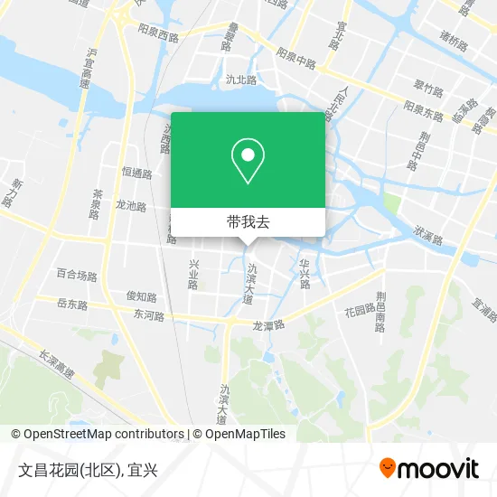文昌花园(北区)地图