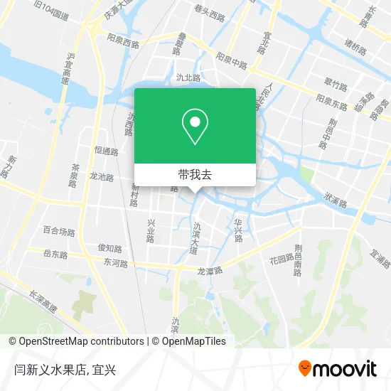 闫新义水果店地图